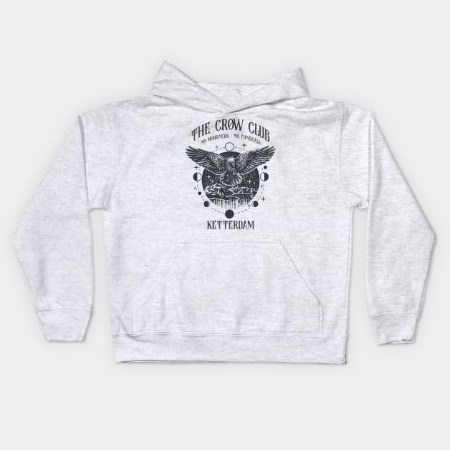 Six of Crows - Ketterdam Crow Club Kids Hoodie by OutfittersAve